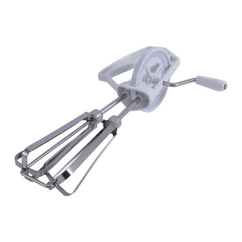 Rotary Manual Hand Whisk Egg Beater Mixer Stainless Steel Kitchen Tools - Picture 14 of 14