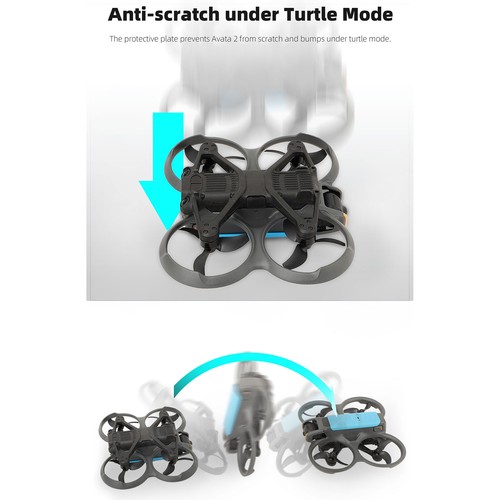 Accessori drone protezione plastica per DJI Avata 2 piastra protezione schiena bumper case - Foto 19 di 29