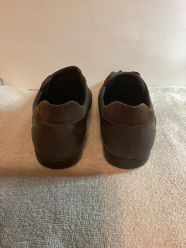 Scarpe uomo G K Mayer in pelle scamosciata marrone TG 10 Made in Italy TG 43 con logo - Foto 3 di 9