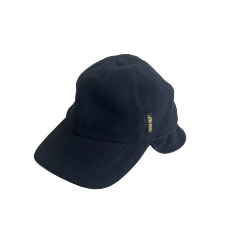 Wigens Flannel Baseball Cap With Earflaps Black Baseball Hat Gore-Tex Size S