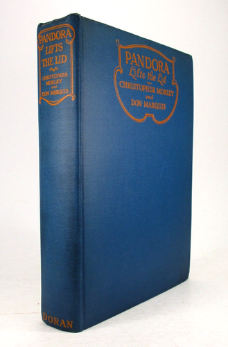 1st ED "Pandora Lifts the Lid" Morley, Marquis - 1924 HC w/DJ - George H. Doran - Picture 7 of 9
