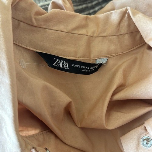 Neu ohne Etikett Zara Gabardine Utility Bob Cargo Relax Fit Overall Blogger Favorit xs - Bild 2 von 11