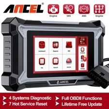 ANCEL DS100 Car OBD2 Scanner Diagnostic Tool ABS SRS Engine AT Throttle Relearn