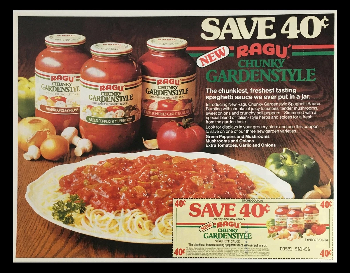 Ragu spaghetti sauce deals