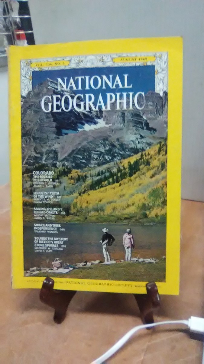 National Geographic Magazine Nat Geo August 1969(Fc13A-1) | eBay