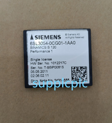 6SL3054-0CG01-1AA0 CU320 Control Unit Program Card S120 CF | eBay
