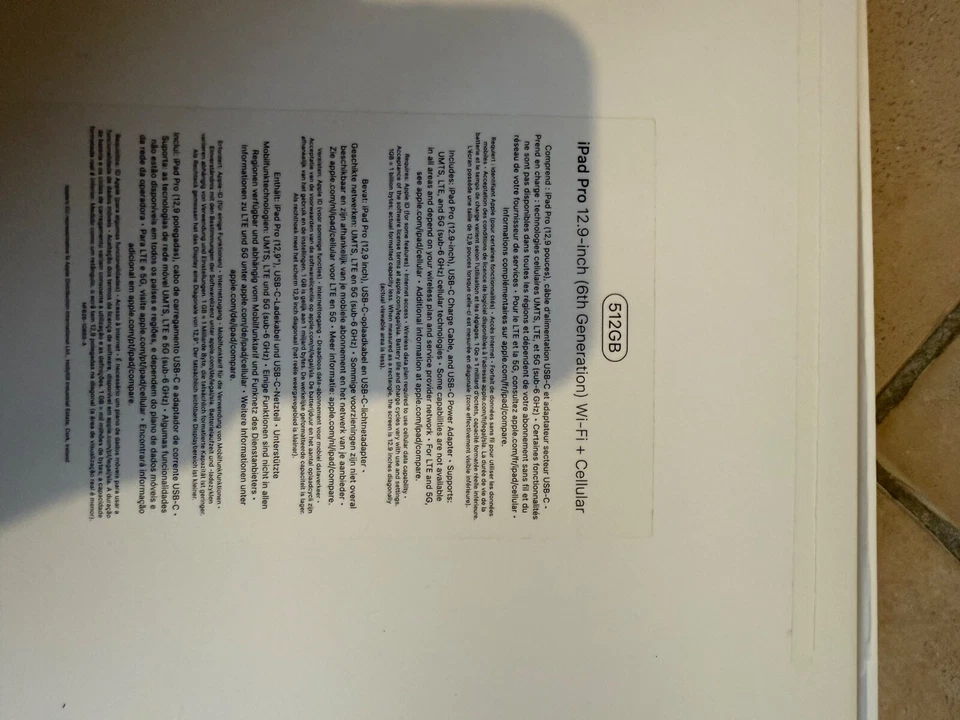 Apple iPad Pro 12.9-inch (6th generation) · 512GB · Cellular, photo 3 sur 4