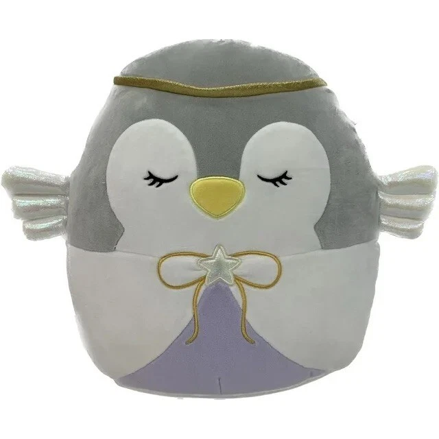 Squishmallow Officiel Kellytoy Squishy Peluche (30.5cm, Jenney The Gris