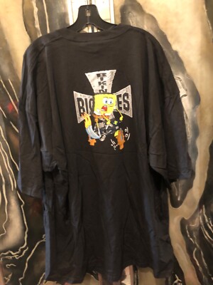 Vintage Nickelodeon Spongebob Squarepants Bikini Bottom Bicycles T-Shirt - 2X