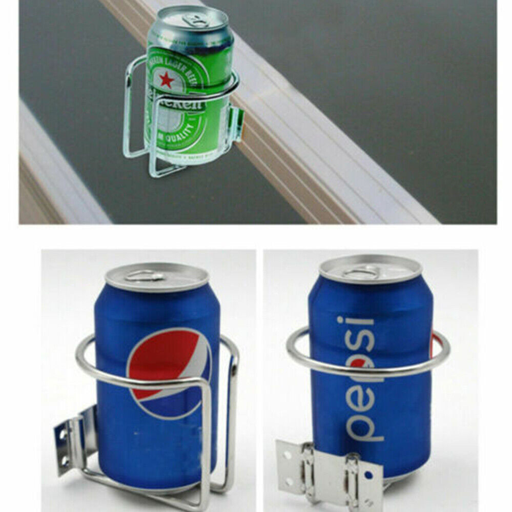 2x Stainless Steel Boat Cup Drink Holder Truck Ring Holders Car Marine