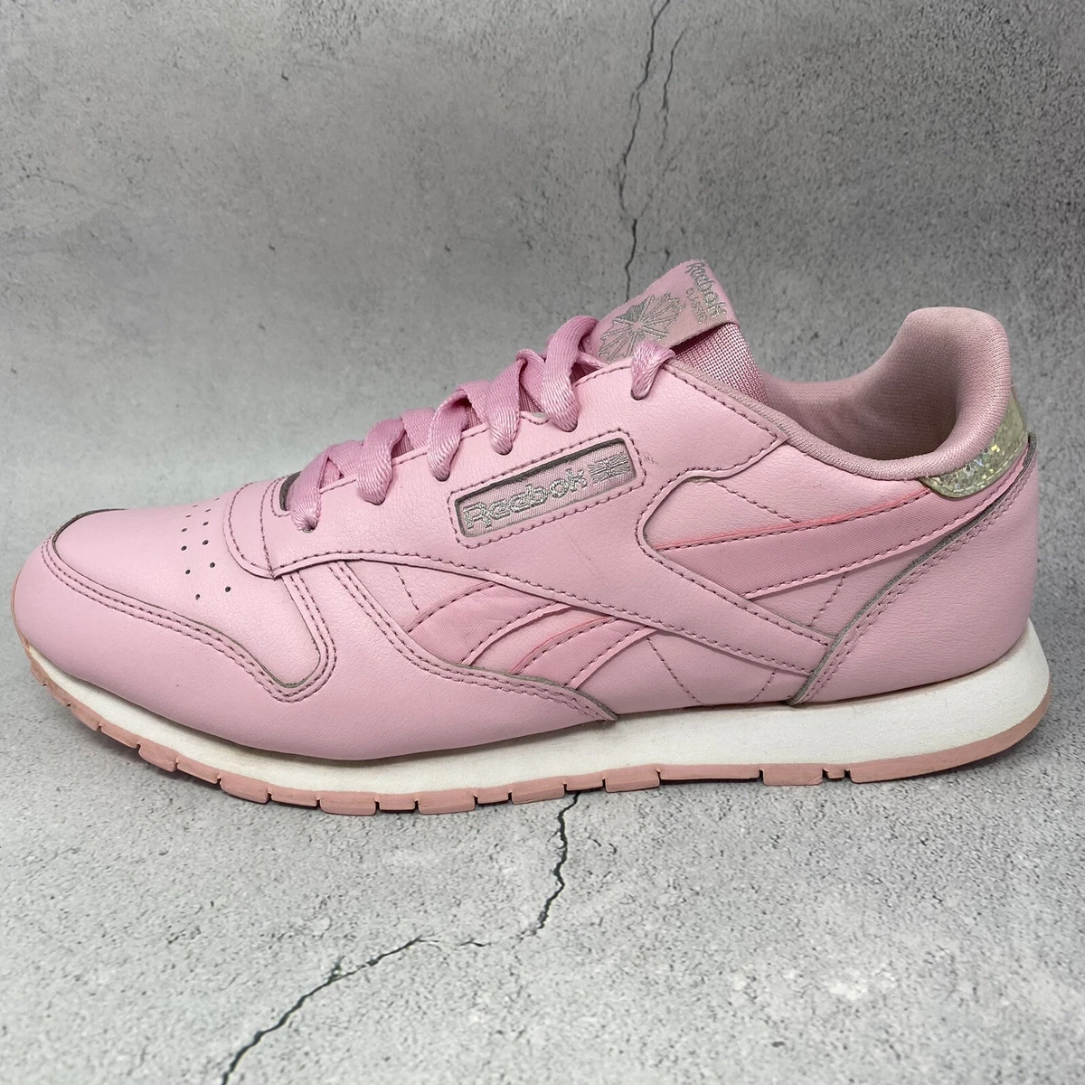 albue Kong Lear pistol Reebok Classic Leather Pastel Sneakers Pink Girls Youth 6Y = Womens Sz 7.5  M | eBay