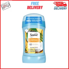 Suave Women Antiperspirant Deodorant, 48hr Protection, Tropical Paradise, 1.2 oz