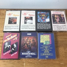 Rockin fifties, 60s Dance Party, Best Of Big Bands,  More 7 cassette tapes lot