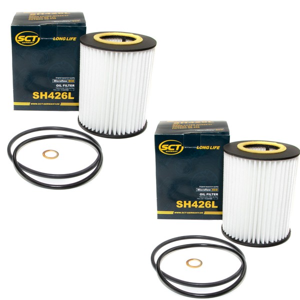 ÖLfilter 2 X SCT SH 426 L FüR BMW 3Er 5Er 7Er X3 X5 Z3 E36 E39 E46 E60 Volvo S X-image
