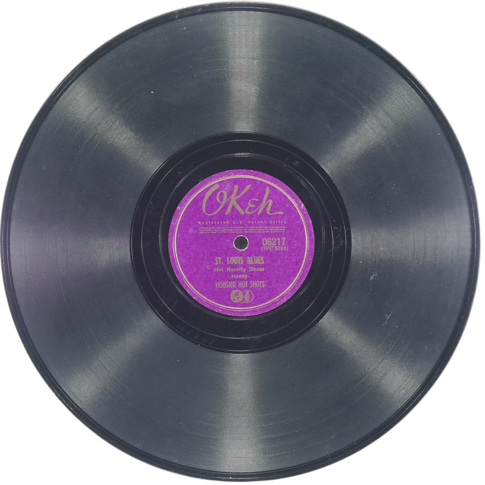 HOOSIER HOT SHOTS The Guy Who Stole My Wife / St. Louis Blues OKEH 6217 VG 78 - Image 4 of 4