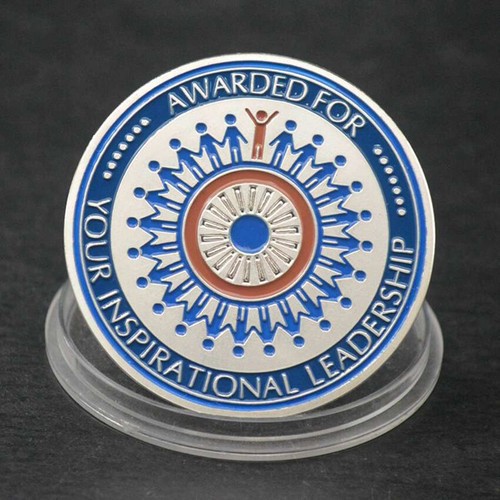 Moneta 100 PZ Regalo Commemorativo Leadership Grazie per il Tuo Servizio Sfida - Foto 3 di 7