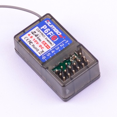 6CH X6FG 2.4G Receiver With Gyro For Dumborc X6 Transmitter RC Remote Controller