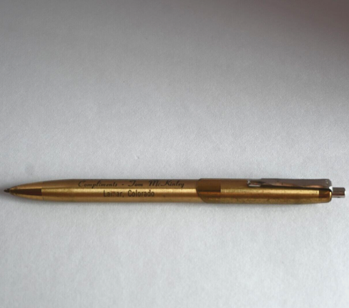 Vtg Vintage Phillips 66 Advertising Gold Pen 1960s Lamar Vtg Vintage Phillips 66 Advertising Gold Pen 1960s Lamar