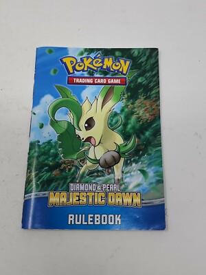 Pokemon TCG Diamond Pearl Majestic Cardlist & Rulebook Small Handheld | eBay