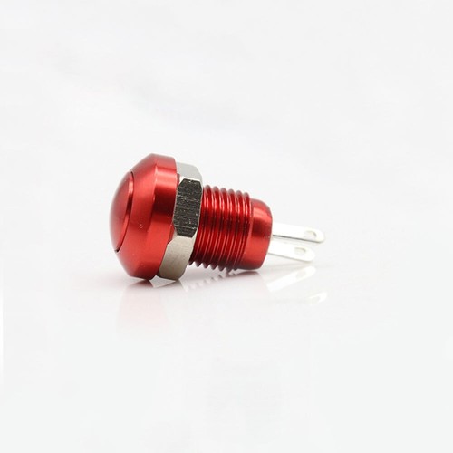 1Pc Universal 8mm Mini 2Pin Metal Momentary Push Button Switch Waterproof - Picture 7 of 13