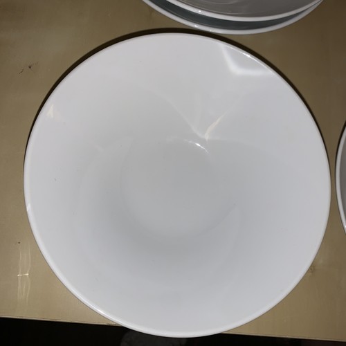 IKEA 21986 Set Of 4 White Footed Rice/Soup/Chili Bowls 6 1/2" MINIMALIST - Picture 10 of 13