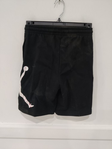 SOILED Jordan Boy's Drawstring Shorts Size S 8-10 Years Black $50 JK551 - Picture 2 of 3
