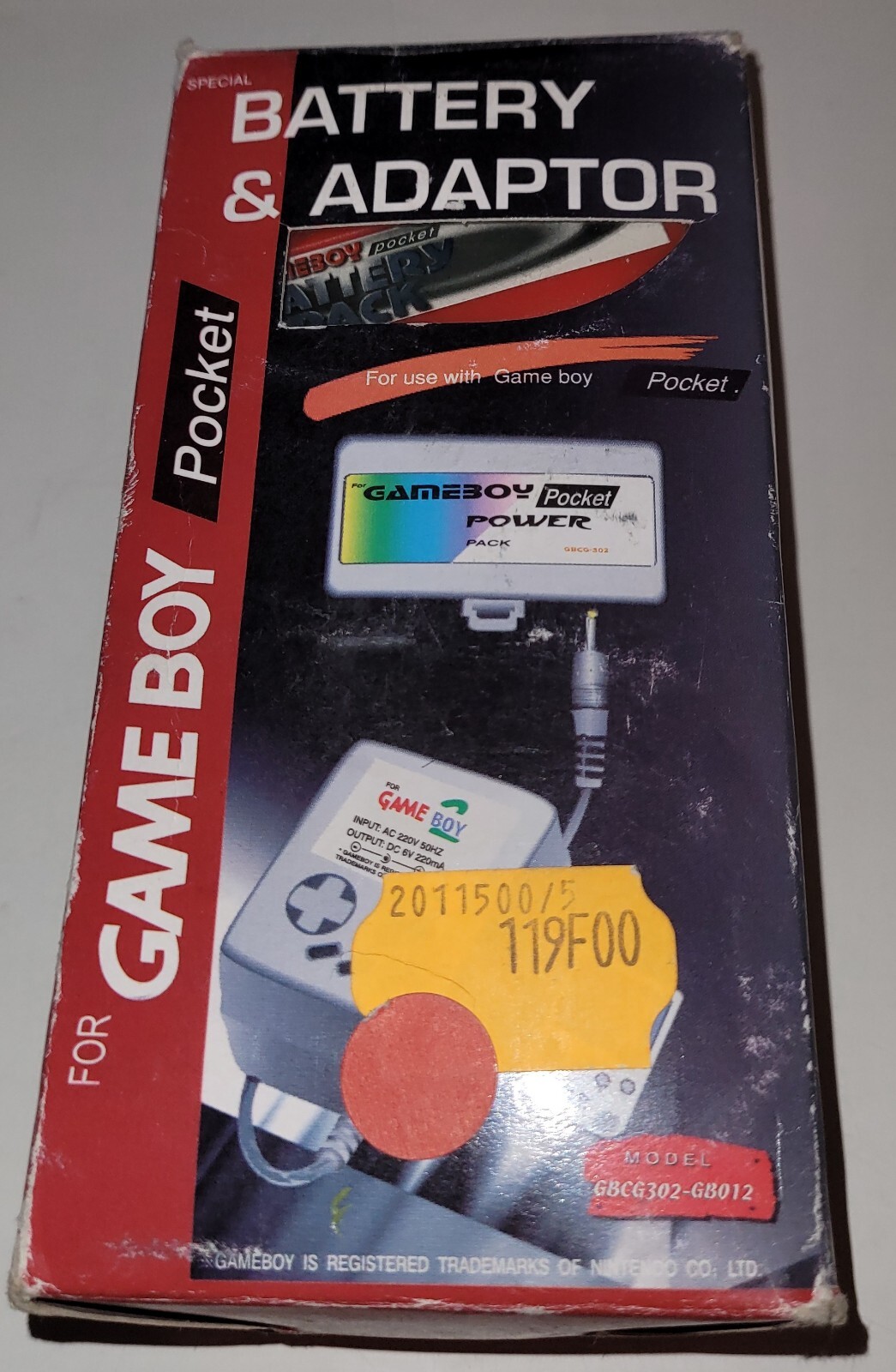 Special Battery & Adaptor Pour Game Boy Pocket - Bon État