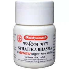 Baidyanath Sphatika Bhasma 15g, Herbal Ayurvedic Wellness