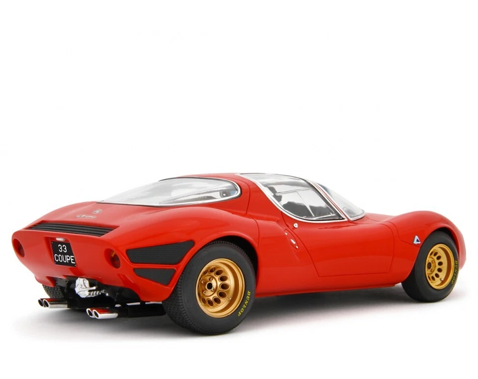 LAUDORACING-MODELS 1:18 Alfa Romeo 33 Coupè Stradale 1° Prot Autodelta LM153A1 - Photo 2/4