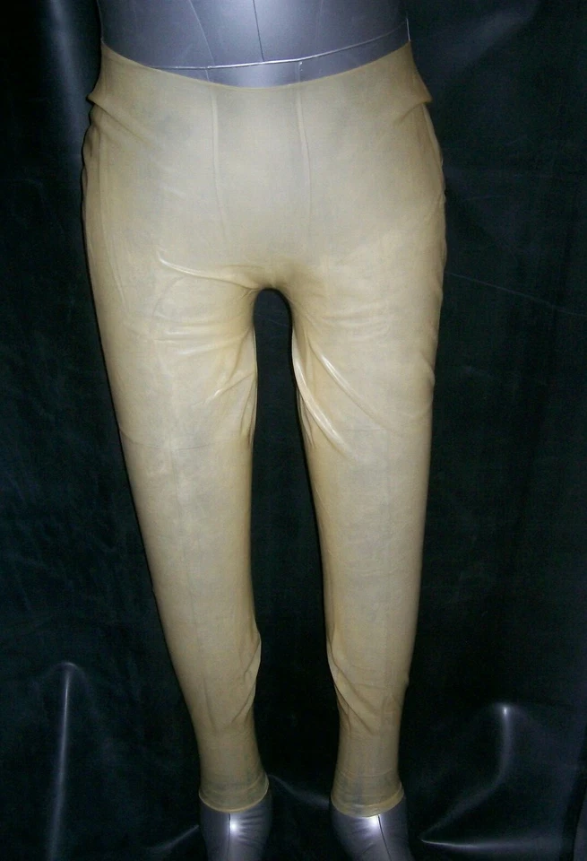 FETISH BONDAGE RUBBER LATEX TRANSPARENT LEGGINGS 5410 BDSM CATSUIT STOCKINGS - Image 2 of 4