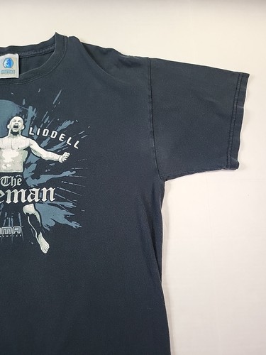Camiseta Vintage MMA UFC Chuck Liddell 'El Hombre de Hielo', L, 22x29" - Imagen 10 de 14