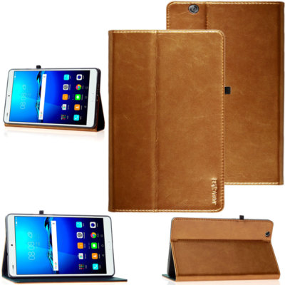 Premium Leder Cover für Huawei MediaPad T3 10 Schutzhülle Tasche Tablet Case