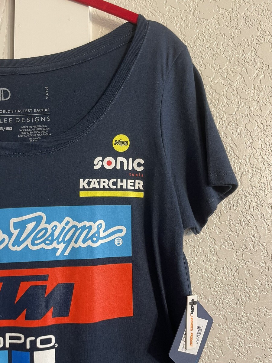 Troy Lee Designs Felpa KTM Team con cappuccio da adulto, Navy, XXL Troy Lee Designs Felpa KTM Team con cappuccio da adulto, Navy, XXL