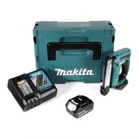 Makita Dst 221 RG1J 18 V Li-Ion Akku Tacker Im Makpac + 1X 6 Ah Akku + 1X Lader
