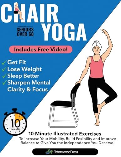 Sobola - Stuhl Yoga für Senioren über 60 10-minütige Übungen zur Erhöhung - J555z - Bild 1 von 1