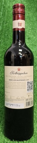 8,33€/L) 6x Rotkäppchen Dornfelder halbtrocken 0,75L vollmundiger Rotwein Vers0€ - Bild 6 von 11