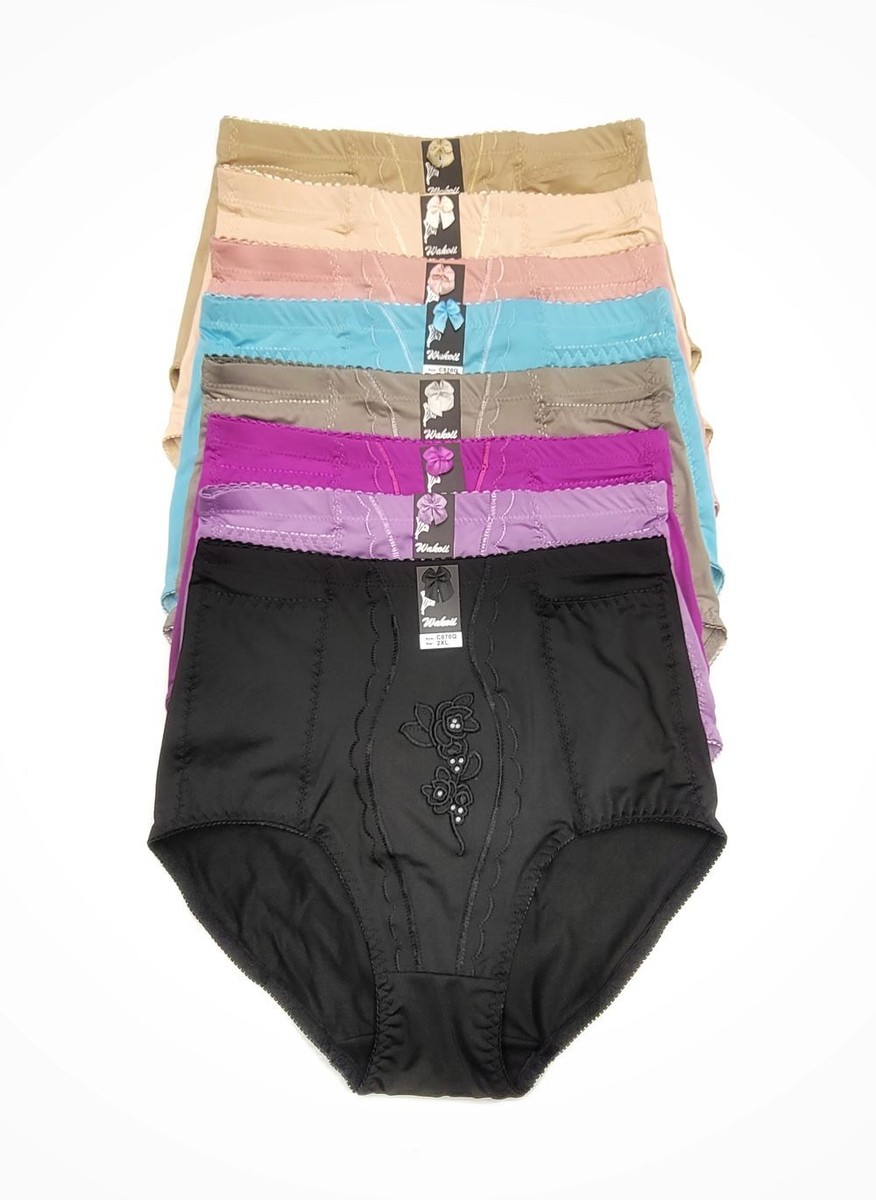 Buy Barbra's 6 Pack Women's High-Waist Tummy Control Girdle Panties 500x660 3