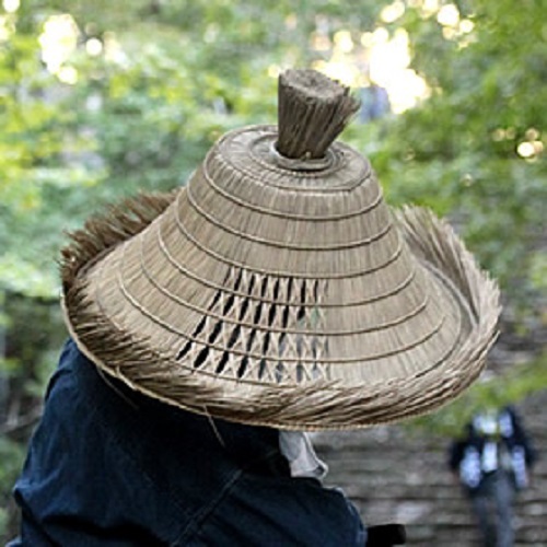 Samurai Ronin hat rush Roningasa Japanese helmet Bushi Edo made in