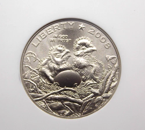 2008 "S" Commemorative *BALD EAGLE* Half Dollar 50c NGC MS70 #261 ECC&C, Inc.