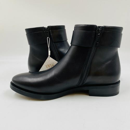 Geox Respira Mujer Cuero Negro Transpirable Cremallera Botas Eur 38.5 GB 5.5 US - Imagen 7 de 20