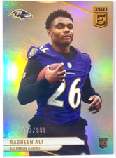 RASHEEN ALI 2024 Panini Donruss Elite RC SP #/999 Rookie Baltimore Ravens