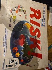 Original Risk Board Game Waddingtons 1960's White Box