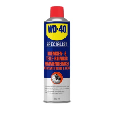 WD-40 Specialist Bremsen-/ Teilereiniger 500ml, Teilereiniger Spray, 500ml Dose