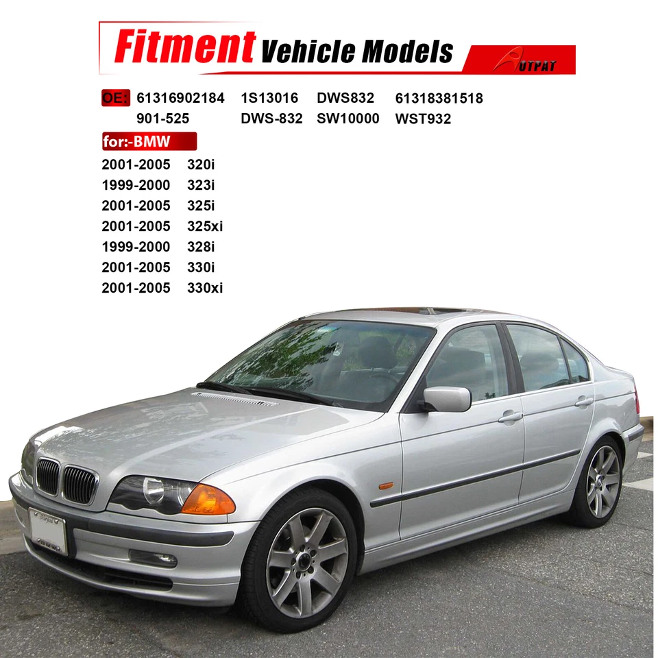 NUEVO Interruptor de ventana eléctrica del lado del conductor para BMW 320i 323i 325i 328i 330i 61316902184 Foto 2 de 4