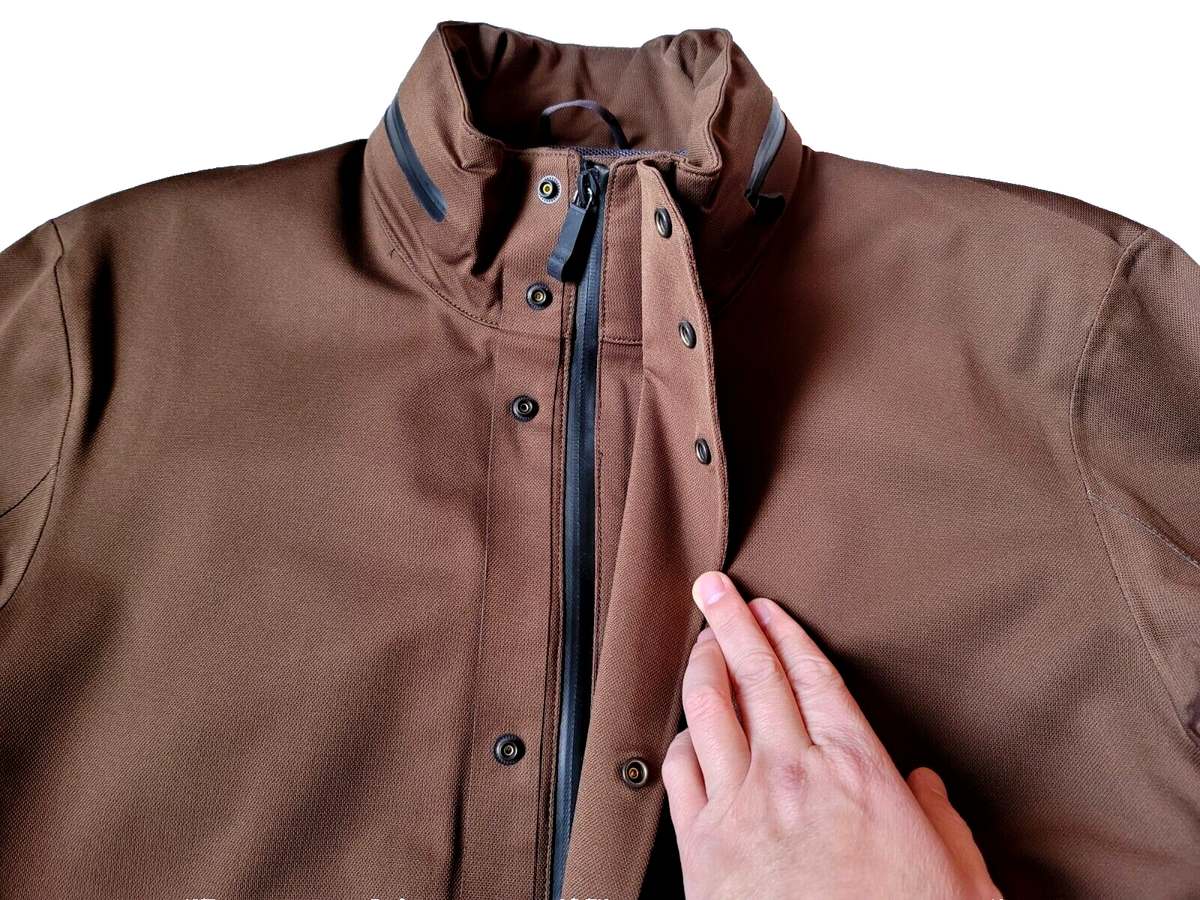 Geox Respira Amphibiox Jacket Waterproof Windproof BROWN, size 40