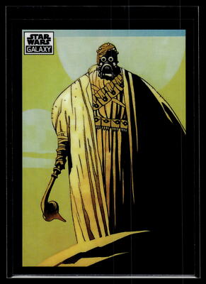 Tusken Raider at Sundown 2022 Topps Chrome Star Wars Galaxy Refractor Card #26