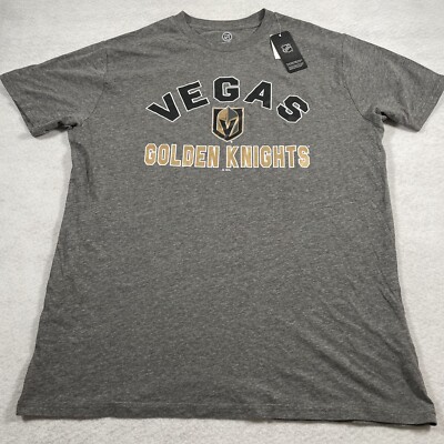 Vegas Holden Knights Shirt Men s Large Gray NHL Hockey