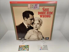 She Done Him Wrong Laserdisc LD Nice Shape NOT DVD
