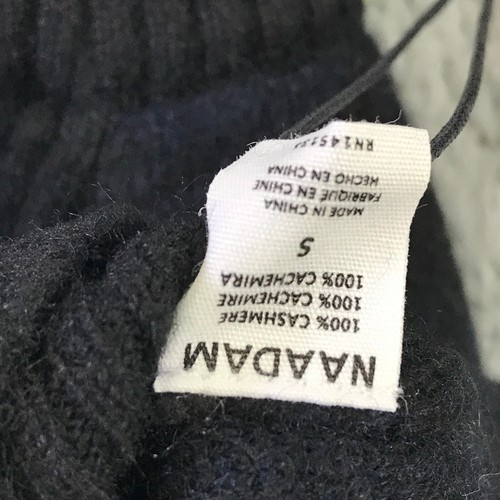 Naadam Dog Sweater Small Cashmere Plaid Dog Sweater Blue Black - Picture 8 of 9