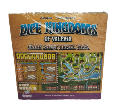 Dice Kingdoms of Valeria: Game Sheet Refill Pack (EN) [Erweiterung] Neu #
